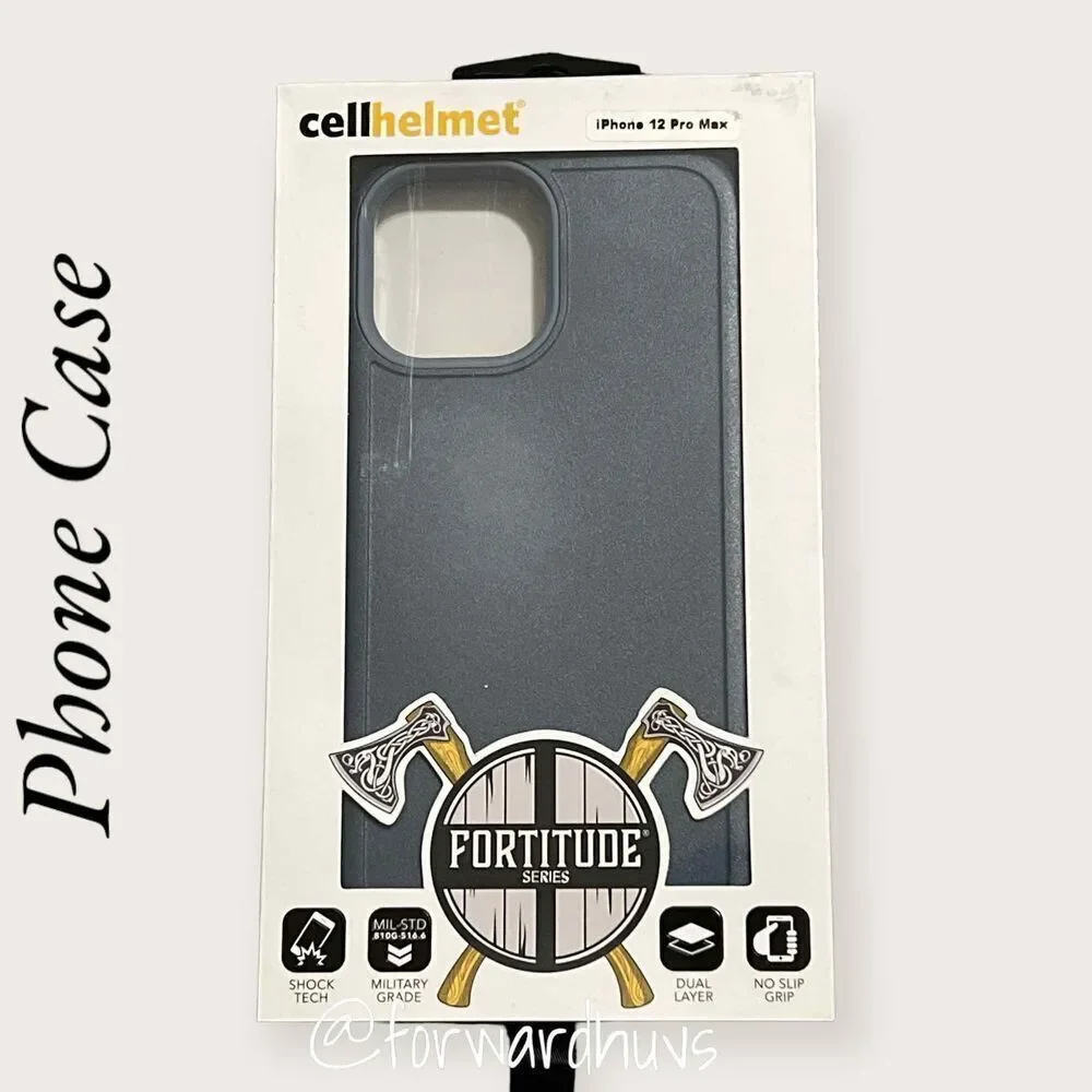 Cellhelmet Fortitude Series for iPhone 12 Pro Max Slate Blue - NEW